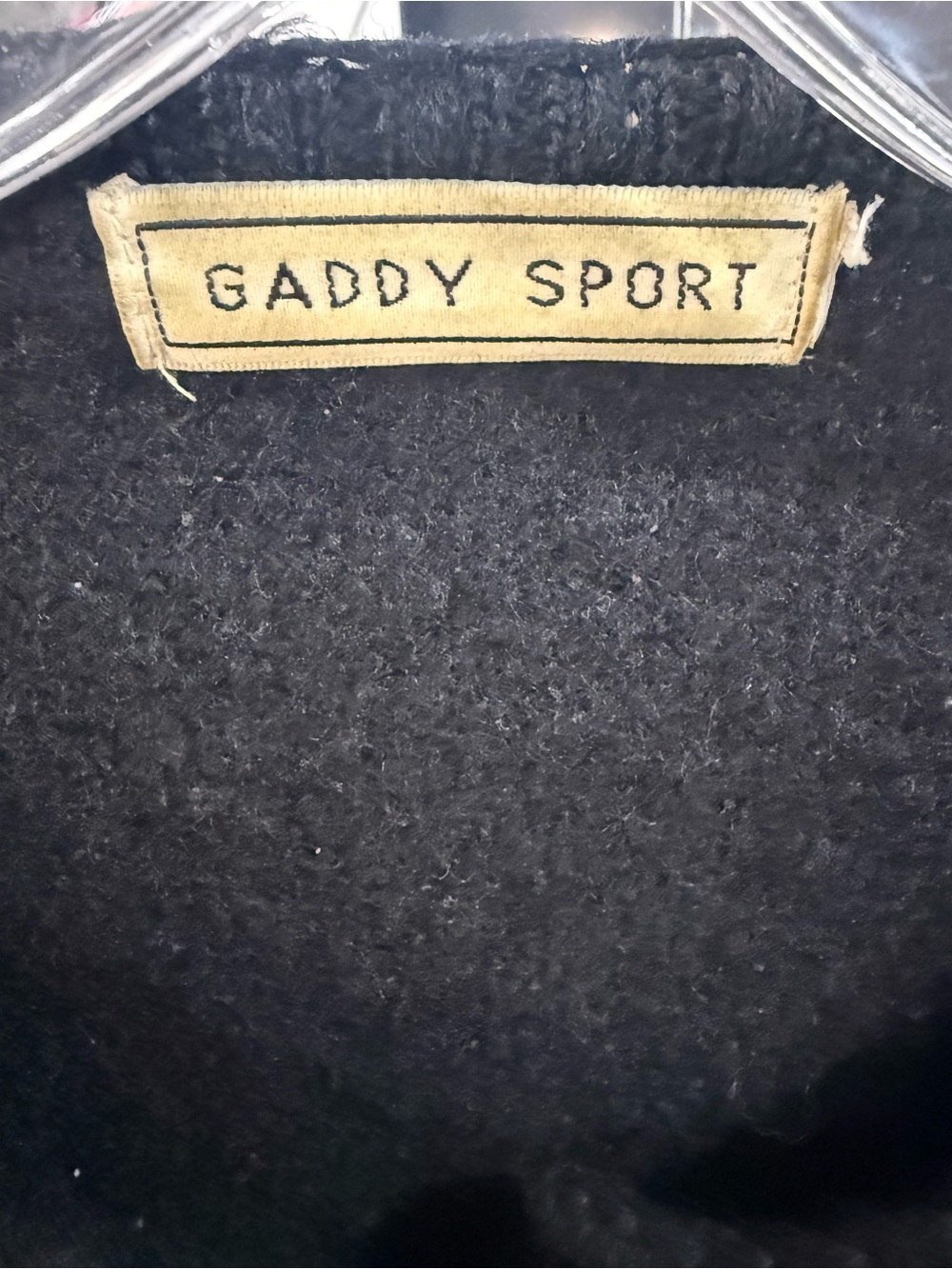 Vintage Gaddy Sport Black Mohair Blend Cardigan Sweater - Picture 2 of 6